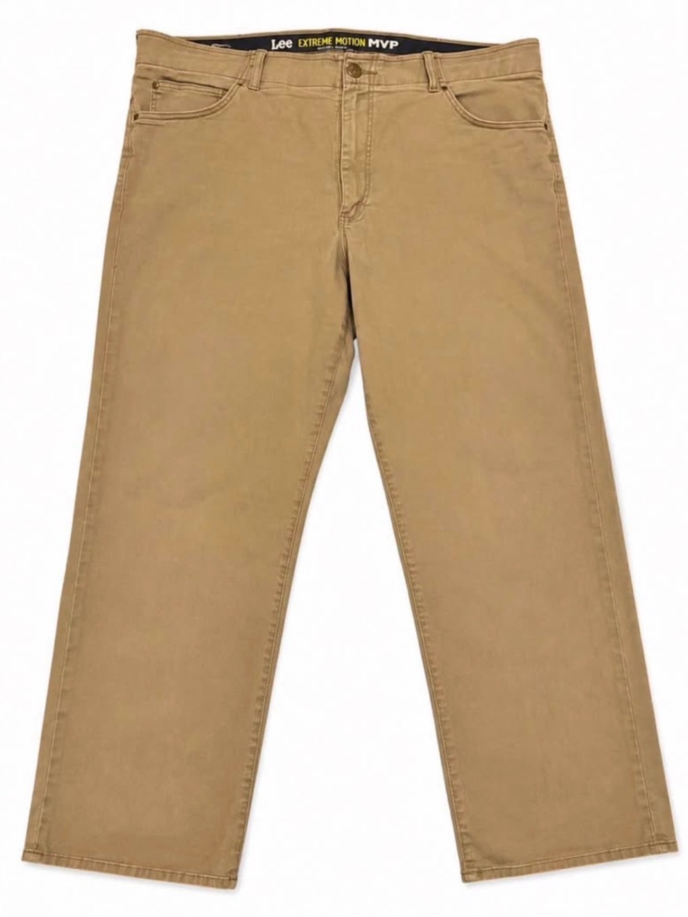 Lee Men’s Khaki Straight-Leg Chino Pants